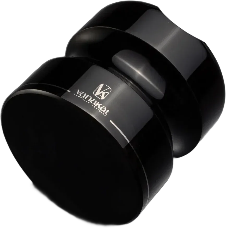 Rund, Large, cigar rest in black obsidian